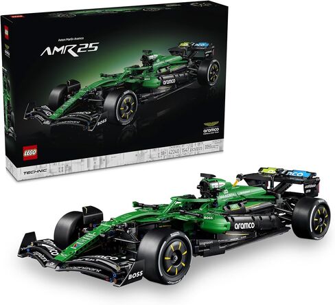 LEGO Technic Aston Martin Aramco AMR25 F1 Car - Building Set for Adults, Ages 18+ - Model Car Kit with Detailed Features - Bedroom or Desk Decor - Gift for Men & Women - 42240 in Kuwait