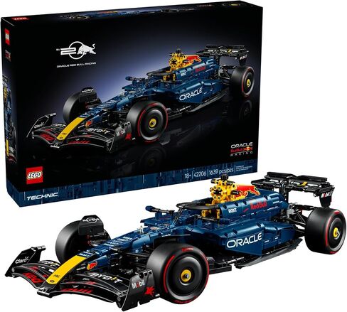 مجموعة نماذج سيارة السباق LEGO Technic Oracle Red Bull Racing RB20 F1 - مجموعة بناء للبالغين، للأعمار من 18 عامًا فما فوق مع ميزات واقعية - هدية لأعياد الميلاد - 42206 in Kuwait