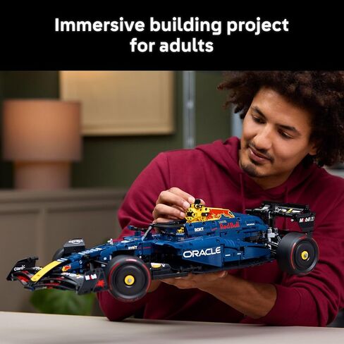 مجموعة نماذج سيارة السباق LEGO Technic Oracle Red Bull Racing RB20 F1 - مجموعة بناء للبالغين، للأعمار من 18 عامًا فما فوق مع ميزات واقعية - هدية لأعياد الميلاد - 42206 in Kuwait