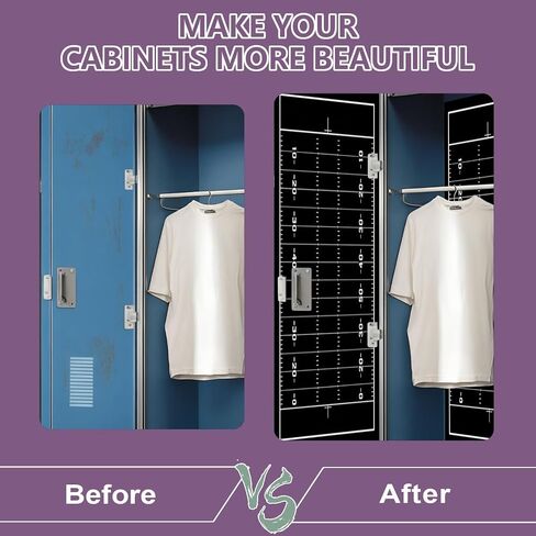 2 Pcs Locker Magnetic Wallpaper American Football Field Marking Football Field top View White 12" x 36" Wall Magnetic Sticker Removable Locker Accessories Decor Easy Assembly for Classroom School in Kuwait