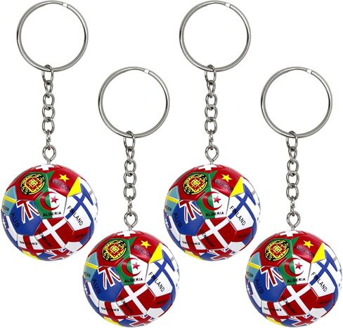 2026 World Soccer Cup Keychain, World Flags Football Keychain for Fan Gifts, Party Favors in Kuwait