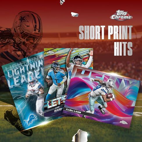 2025 Topps Chrome Football - Factory Sealed - Value Box in Saudi Arabia