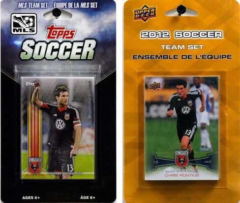 MLS D.C. United 2 Different Licensed Trading Card Team Sets in Saudi Arabia