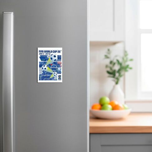 FIFA World Cup Philadephia Magnet – Officially Licensed FIFA World Cup Magnet – Vibrant Tournament Design – Durable Strong Hold – Perfect for Fridges, Lockers & Collectors in Saudi Arabia