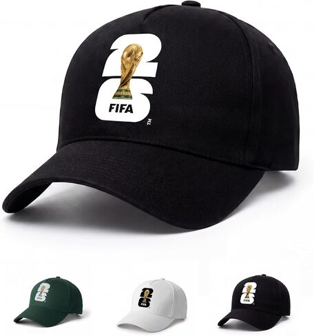 قبعة البيسبول الرسمية لكأس العالم FIFA 2026، قبعة قطنية لمشجعي كرة القدم، قبعة رياضية لكرة القدم قابلة للتعديل للرجال والنساء أثناء السفر في الهواء الطلق in Kuwait