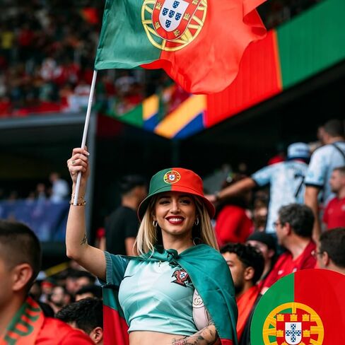 قبعة مشجعي كرة القدم العالمية لعام 2026، ملابس العلم الوطني، حزمة من 3 قطع لمشجعي كرة القدم مع قبعة دلو مقاس واحد، نظارات شمسية تركز على يوم اللعبة والوشم المؤقت (البرتغال) in Kuwait