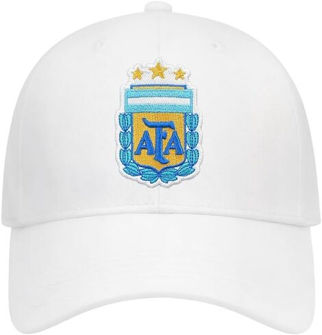 Icon Sports Compatible with Argentine Football Association Lionel Messi Cap - Unisex Adult - White Color Logo in Kuwait