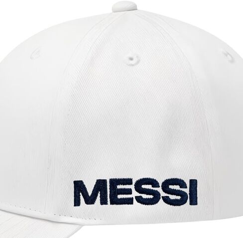 Icon Sports Compatible with Argentine Football Association Lionel Messi Cap - Unisex Adult - White Color Logo in Kuwait