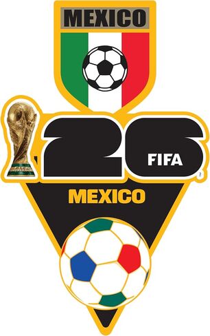 دبوس طية صدر السترة لكأس العالم لكرة القدم 2026 - سبيكة زنك ممتازة، تذكار قابل للجمع مرخص رسميًا - تذكار للهدايا والمناسبات للقبعات والحقائب والمجموعات in Kuwait