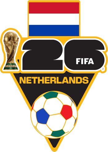 دبوس طية صدر السترة لكأس العالم لكرة القدم 2026 - سبيكة زنك ممتازة، تذكار قابل للجمع مرخص رسميًا - تذكار للهدايا والمناسبات للقبعات والحقائب والمجموعات in Kuwait