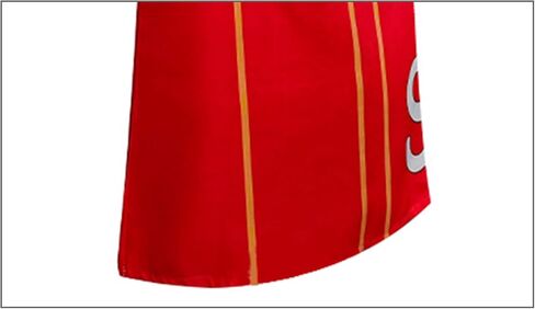 Adult Unisex Anime Men Red Hooded Jacket Cosplay Costume Long Coat Robe Cloak Cape Halloween Outfit with Gloves Hat in Kuwait