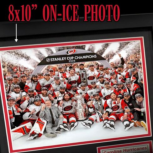 الأعاصير هوكي الجليد | 2025-2026 أبطال كأس ستانلي NHL | تذكارات كارولينا النادرة | صورة مؤطرة وهدية مجمعة للصور، لوحة فنية جدارية على شكل كهف للرجال، ديكور منزلي | مقاسان وطرازان (موضعان، 30.48 سم × 38.1 سم) in Kuwait