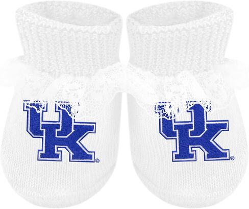 Creative Knitwear College Baby Lace Bootie Sock - شعار الفريق، ألوان متعددة، للبنات (حديثي الولادة - 6 أشهر) in Kuwait