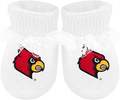 Creative Knitwear College Baby Lace Bootie Sock - شعار الفريق، ألوان متعددة، للبنات (حديثي الولادة - 6 أشهر) in Kuwait