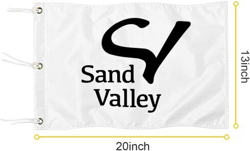 Sand Valley Golf Club Golf Pin Flag Practic Putting Green Golf Flag For Backyard Garden Double-Sewn 420D Nylon Miniature Pin Flag (20"X13" Grommets) in Kuwait