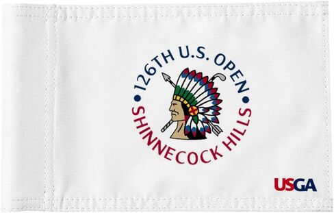 126th US Open Shinnecock Hills Golf Club Golf Pin Flag Practic Putting Green Golf Flag For Backyard Garden Double-Sewn 420D Nylon Miniature Regulation Tube Flag (8"x6") in Kuwait
