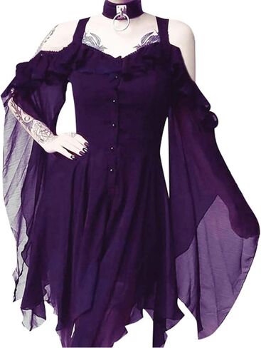 Plus Size Halloween Dress Ballgowns Womens Dress Vintage Dresses for Women Halloween Costumes for Women Sexy Women Halloween Costumes Gothic Halloween Dresses for Women Gothic Victorian in Kuwait
