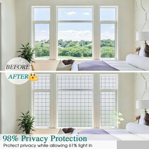 WindiMiley طريقة نافذة Windimiley One Way Privacy ، Mirror Reflective Window Film See Out In ، Tint tint for Home Sun التي تغطى نافذة الباب المضاد للأشعة فوق البنفسجية مع 3 أدوات (17.5 بوصة × 6.5feet ، أسود) in Kuwait