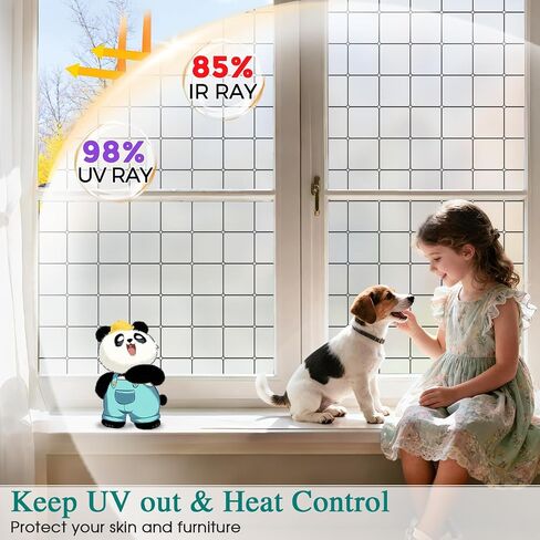 WindiMiley طريقة نافذة Windimiley One Way Privacy ، Mirror Reflective Window Film See Out In ، Tint tint for Home Sun التي تغطى نافذة الباب المضاد للأشعة فوق البنفسجية مع 3 أدوات (17.5 بوصة × 6.5feet ، أسود) in Kuwait