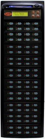 جهاز نسخ ومطهر Systor 1 إلى 7 USB 3.0/3.1 بسرعة 6 جيجابايت/الدقيقة - ناسخة ذاكرة فلاش متعددة مستقلة وممحاة محرك تخزين، سرعات نسخ تصل إلى 100 ميجابايت/ثانية (SYS-USB30100-7) in Kuwait