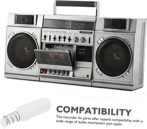 10set Cassette Player Pause Spring Replacement Kit for 21type Cassette Recorders Alloy and Plastic Fix Part for Audio Equipment Restoration in Educational and Household Use in Kuwait