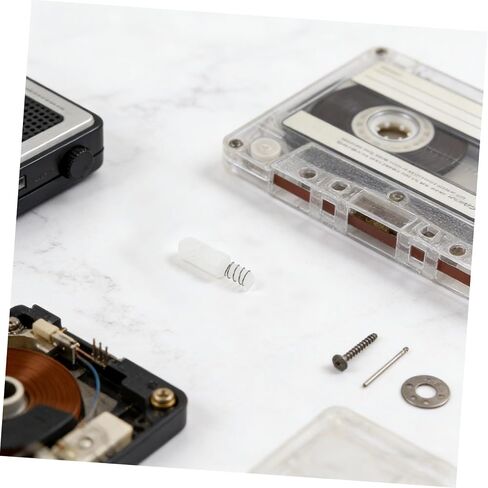 10set Cassette Player Pause Spring Replacement Kit for 21type Cassette Recorders Alloy and Plastic Fix Part for Audio Equipment Restoration in Educational and Household Use in Kuwait