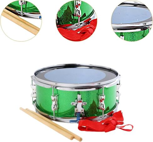13" Snare Drum Marching Drum Portable with Drumsticks Educational Toy Double in Kuwait