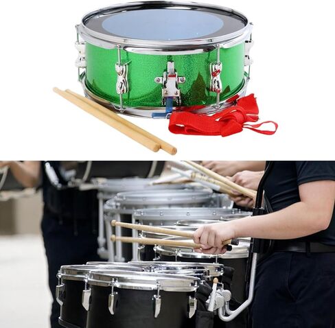 13" Snare Drum Marching Drum Portable with Drumsticks Educational Toy Double in Kuwait