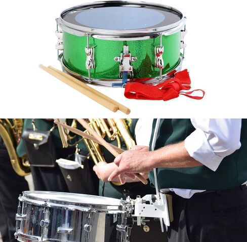 13" Snare Drum Marching Drum Portable with Drumsticks Educational Toy Double in Kuwait