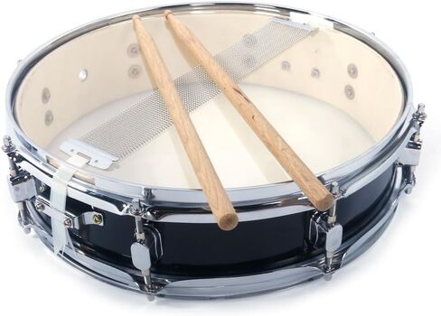 Professional Snare Drum Set, Black, 13x3.5 Inch, with Drumsticks, Drum Key, and Strap in Kuwait
