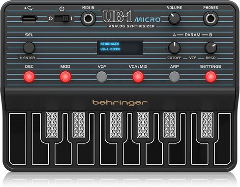 جهاز توليف تناظري صغير محمول من Behringer UB-1، حزمة مع سماعات رأس لمراقبة استوديو الصوت على الباب الدوار in Kuwait