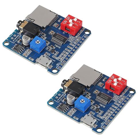 DIANN 2 قطعة وحدة تشغيل الصوت MP3 DY-SV5W مشغل الموسيقى لوحة الصوت IO Trigger UART محول تسلسلي وحدة تشغيل التحكم لوحة الصوت مكبر الصوت لوحة دعم بطاقة 32 جيجا in Kuwait