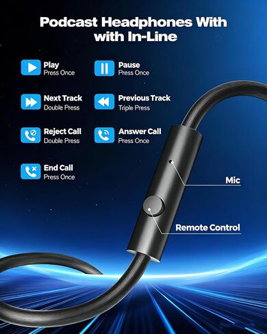 NUBWO Studio Monitor Headphones, Hi-Res Wired Over Ear Headphones with 1/4 inch to 3.5mm Jack, 45mm Drivers, Professional DJ Headphones for Piano Guitar APM Recording Mixing-HD01 (Black) in Saudi Arabia