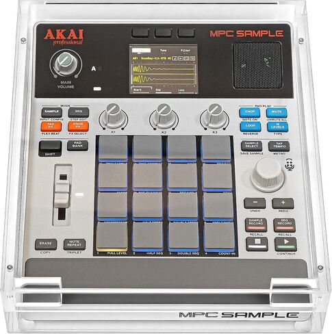 حافظة واقية من الأكريليك من Geekria Audio Sampler / غطاء غبار، متوافق مع عينة Akai Professional MPC المحمولة Groovebox، تصميم فتح وإغلاق مغناطيسي in Kuwait