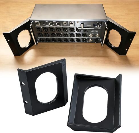 آذان مدمجة على حامل لـ Behringer XR18/Behringer XR16/SD18 وMidas MR18/MR16، طقم تثبيت متساطح، حل تثبيت احترافي آمن للخلاطات الرقمية (عبوتان) in Kuwait