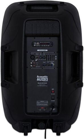 Acoustic Audio by Goldwood 1000W Bluetooth Speaker w/ Flashing LED, Large Plug-In PA System w/ Stand, Mic, & Remote for Karaoke, DJ, or Tailgate Party in Kuwait