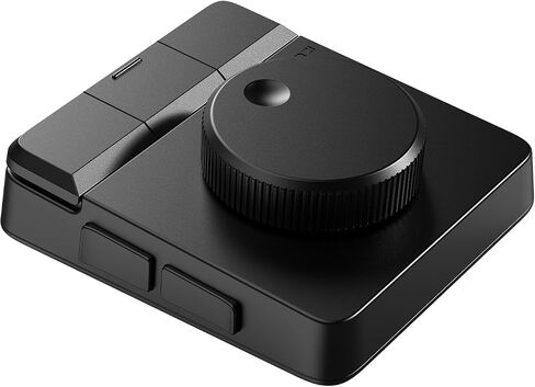 ULANZI D100H Wireless Video Editing Keyboard with Dial Knob | Haptic Dial, 7 Customizable Keys, Dual-Mode 60-Day Battery, BLE 5.0 3-Device, Ulanzi Connect Lighting & Smart Home in Kuwait