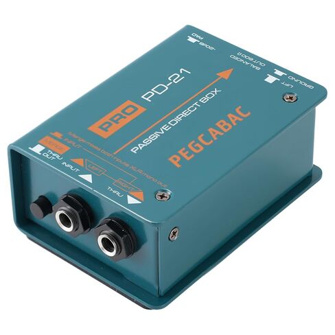 Passive Direct Box with Ground Lift and Attenuator Switch DI Box/Merge Function as Two inputs in Kuwait