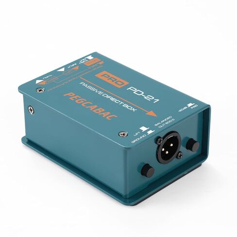 Passive Direct Box with Ground Lift and Attenuator Switch DI Box/Merge Function as Two inputs in Kuwait