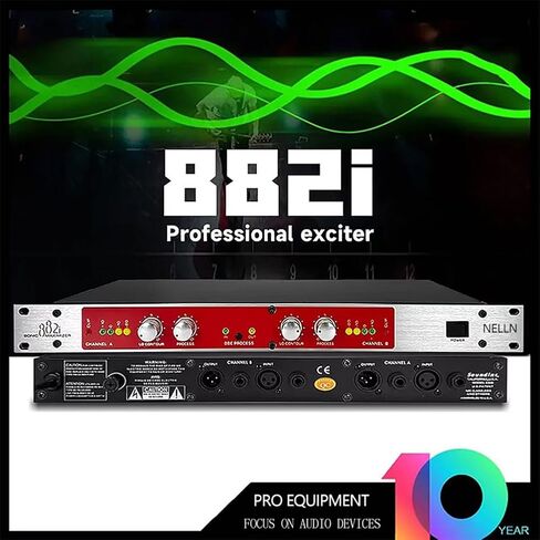 882I Exciters Enhancers Sonic Maximizer Enhancer Professional Audio Processor with Audio Driver Sound for House Karaoke Stage Performance – Prevents Distortion Boosts Vocal Clarity in Saudi Arabia