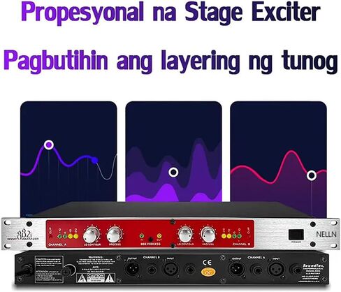 882I Exciters Enhancers Sonic Maximizer Enhancer Professional Audio Processor with Audio Driver Sound for House Karaoke Stage Performance – Prevents Distortion Boosts Vocal Clarity in Saudi Arabia