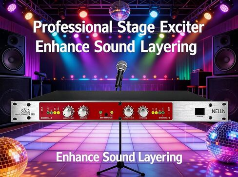 882I Exciters Enhancers Sonic Maximizer Enhancer Professional Audio Processor with Audio Driver Sound for House Karaoke Stage Performance – Prevents Distortion Boosts Vocal Clarity in Saudi Arabia