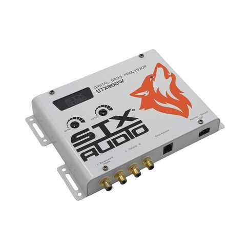 STX Audio STX850W - Digital Bass Processor with Dash Mount Remote, Balanced RCA Inputs, 133dB SNR, Customizable Sweep & Wide Controls - Ideal for Car Audio Systems in Kuwait