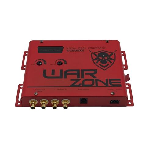 Warzone WZ600XR Digital Bass Processor - Precise Sweep & Wide Controls, Dash Mount Remote, Balanced RCA Inputs, Subsonic Filter for Car Audio Systems in Kuwait