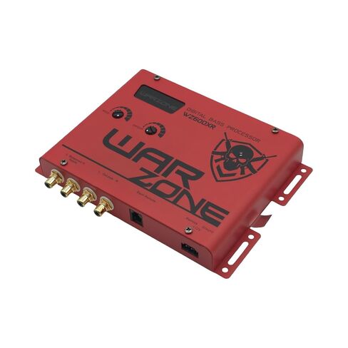 Warzone WZ600XR Digital Bass Processor - Precise Sweep & Wide Controls, Dash Mount Remote, Balanced RCA Inputs, Subsonic Filter for Car Audio Systems in Kuwait