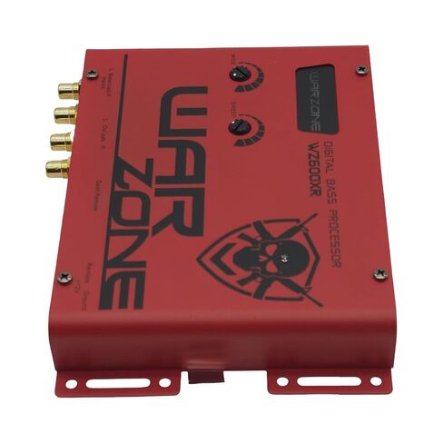Warzone WZ600XR Digital Bass Processor - Precise Sweep & Wide Controls, Dash Mount Remote, Balanced RCA Inputs, Subsonic Filter for Car Audio Systems in Kuwait