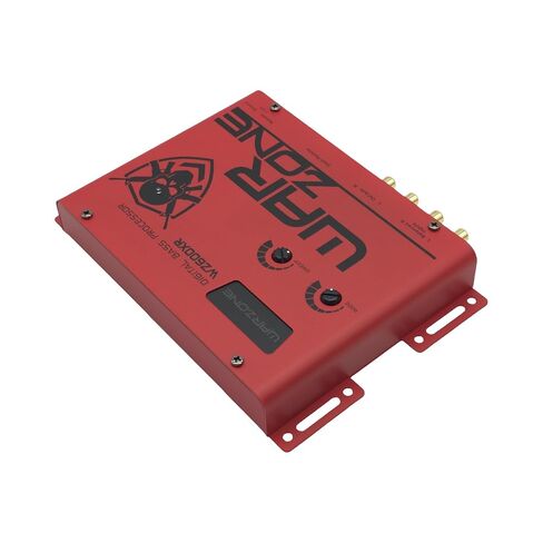 Warzone WZ600XR Digital Bass Processor - Precise Sweep & Wide Controls, Dash Mount Remote, Balanced RCA Inputs, Subsonic Filter for Car Audio Systems in Kuwait