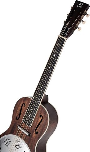 Ortega Guitars 6 String Americana Series Acoustic-Electric Parlor Resonator Guitar, Right, Whiskey Burst (RRG30E-WB) in Kuwait