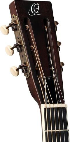 Ortega Guitars 6 String Americana Series Acoustic-Electric Parlor Resonator Guitar, Right, Whiskey Burst (RRG30E-WB) in Kuwait