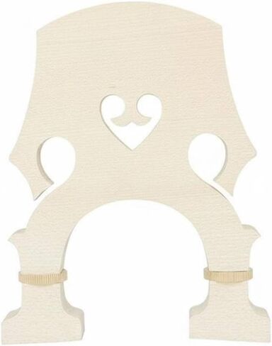 Generic Bass Bridge Upright Bass Adjustable String Bridge Double Bass Bridge Precision Maple Construction With Customized Adjustment Suitable for Instrumentalists Orchestra Stage Play, 1-2 in Saudi Arabia